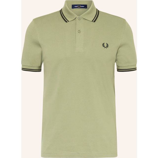 T-Polo à double liseré Fred Perry - Vert