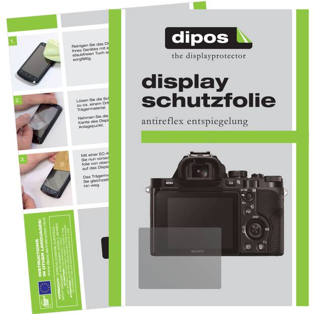 6x dipos screen protector for sony alpha 7 / 7r protection guard anti glare