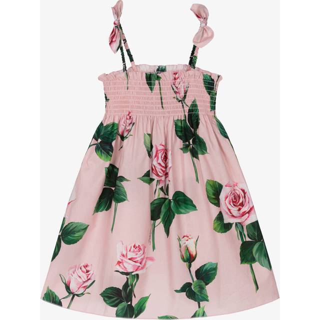 Dolce & Gabbana Girls Pink Cotton Dress - 4 year