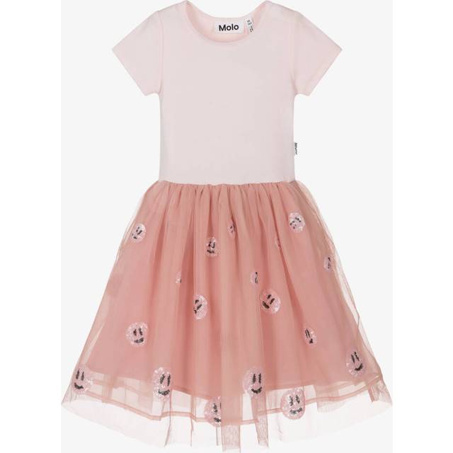 Molo Kids' Cyrusila Charlotte Dress, Pink