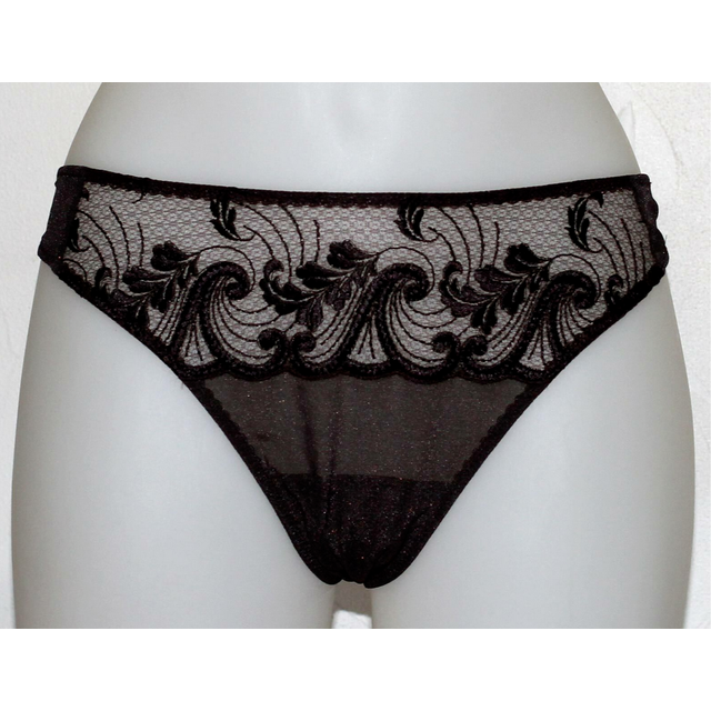 Rosa faia by anita calista mocca brown thong uk 14 sheer lace knickers panties