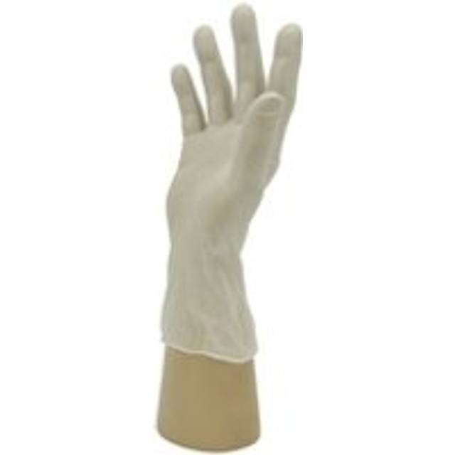 Shield GD47 Clear Vinyl Powdered Disposable Glove Size XL (Pack 100)