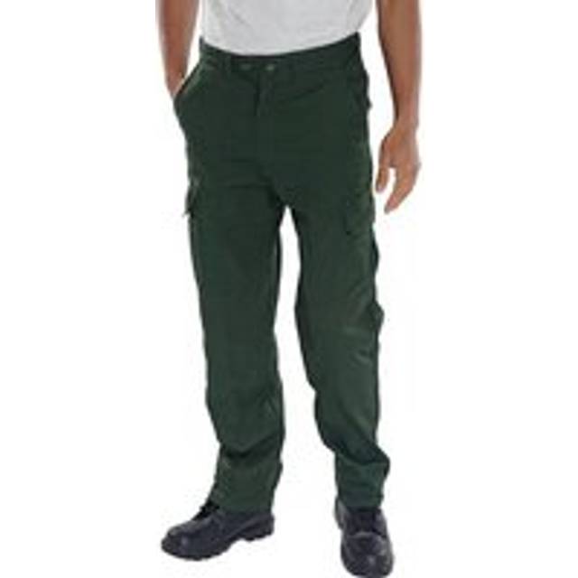 Beeswift Super Click Drivers Trousers Bottle Green 42 - PCTHWBG42 - bottle green