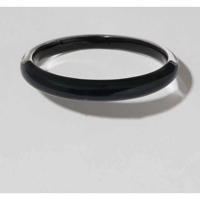 Alexis Bittar Luminous Lucite Skinny Bangle Bracelet- in Onyx  | Statement Jewelry from Alexis Bittar (One Size)