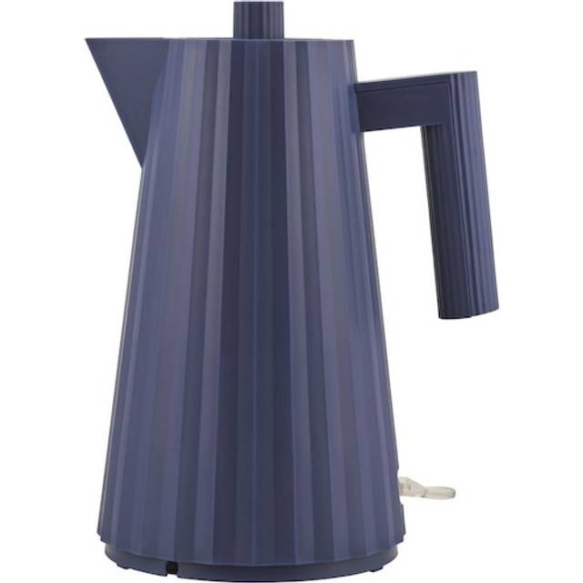 Alessi - Bouilloire électrique Plissé - Bleu - Résine thermoplastique - Designer Michele de Lucchi