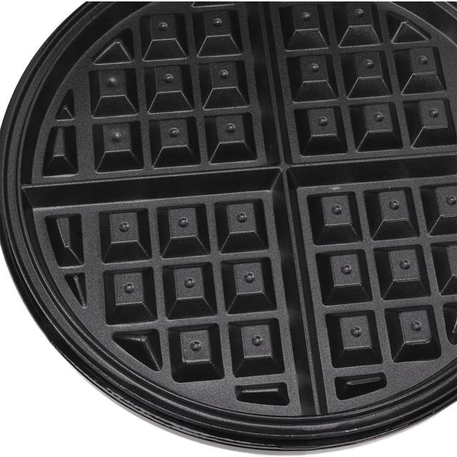1200W Waffle Maker Double Side Flip Cooking Plate Adjustable Temp Non Stick Baking Pan L