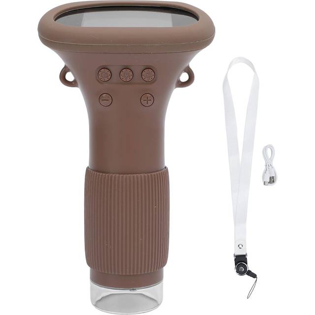 Digital Microscope with LED 2.0 Inch IPS Color Screen 2MP Camera 1000X Portable Microscope for