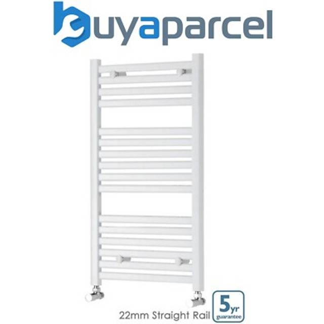 Kartell Straight 22mm Towel Rail | White | Mild Steel | 1000mm x 300mm