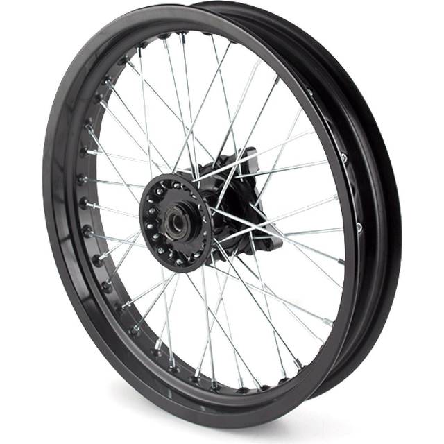 Front Wheel Black 17 X 2.50inch For Xf125r-e4 Spoked Wheel Aluminium Multi Spoke