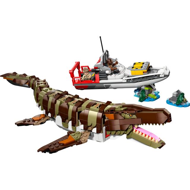 LEGO Jurassic World Bådmission Klodsbygget Mosasaur 76974