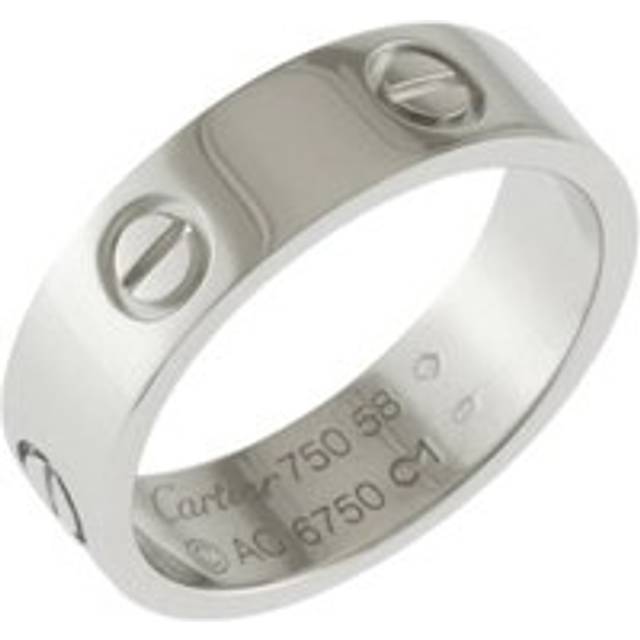 Womens Preloved Love Wedding Band Classic Ring Wo - Silver - Grey - One Size
