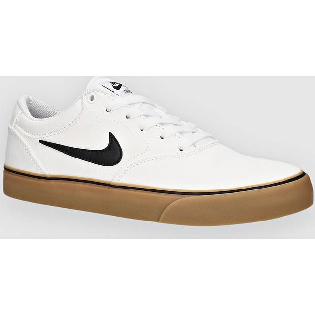 Nike SB Chron 2 Canvas Skate Shoe - White - 9.5