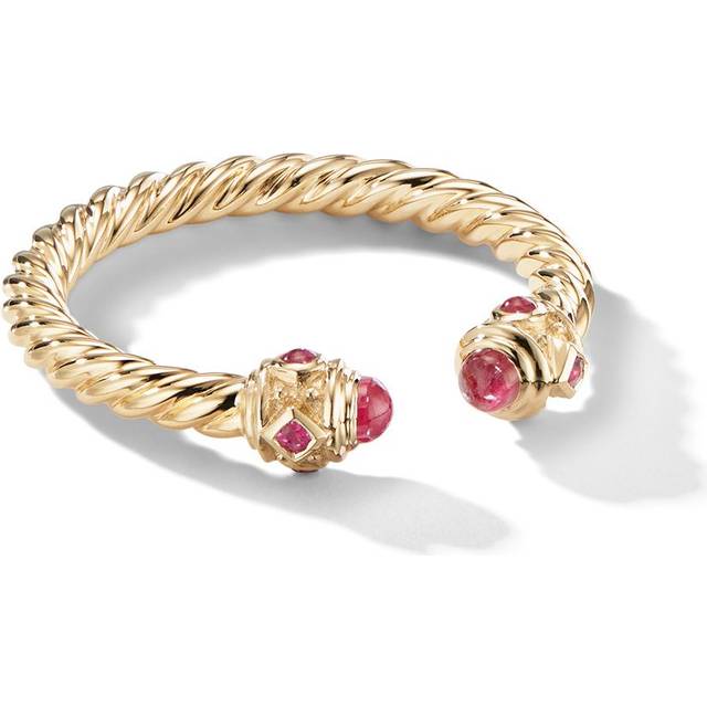 David Yurman - 18kt yellow gold Renaissance ruby ring (2.3mm) - women - Ruby/18kt Yellow Gold - 5