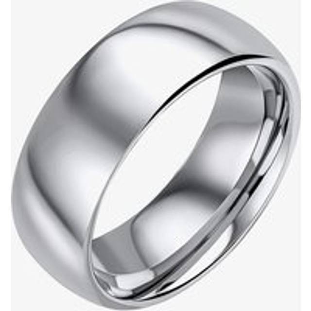 Fred Bennett Tungsten Plain Polished Ring R3889 65 - Silver