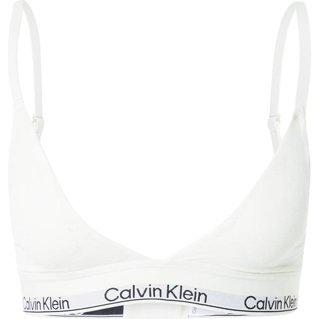 Calvin Klein Underwear Modern Cotton Triangle Bra - White - Womens