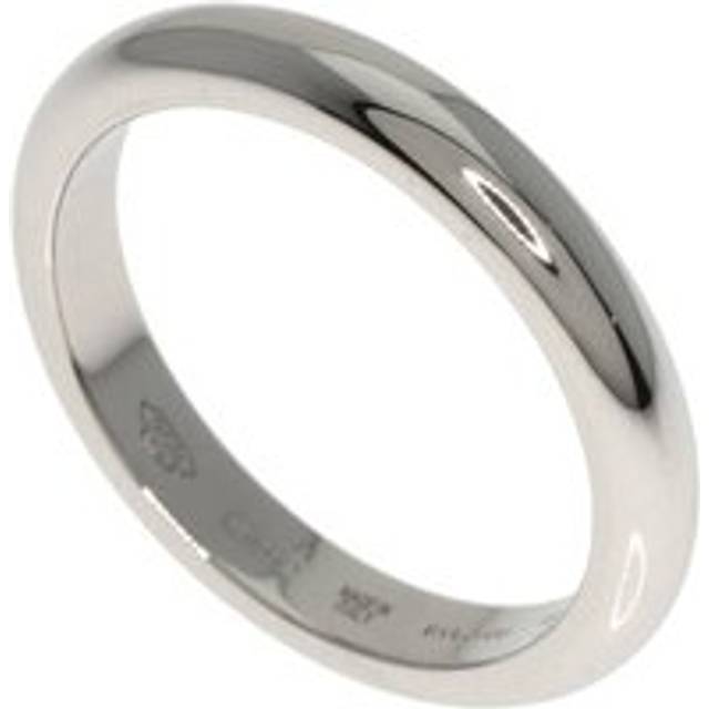 Womens Preloved Bzero1 Wedding Band Platinum Ring Wo - Silver - Grey - One Size