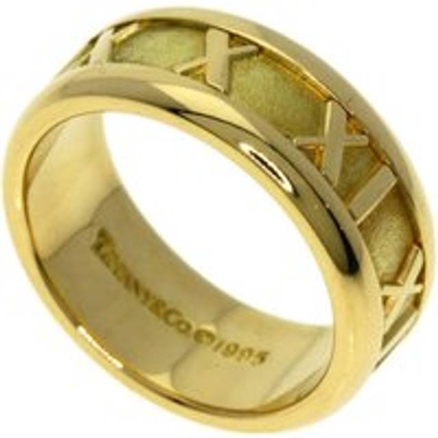Womens Preloved Atlas Roman Numerals Ring Wo - Gold - Metallics - One Size