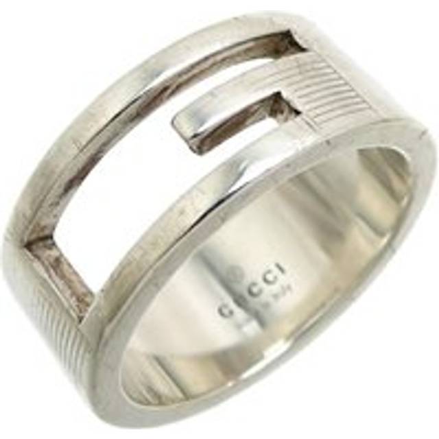 Womens Preloved Interlocking G Silver Ring Wo - Grey - One Size