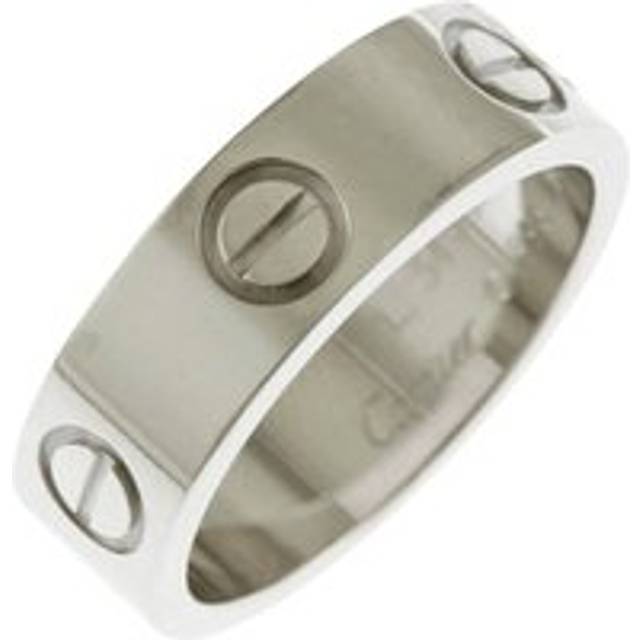 Womens Preloved Love Wedding Band Platinum Ring Wo - Silver - Grey - One Size