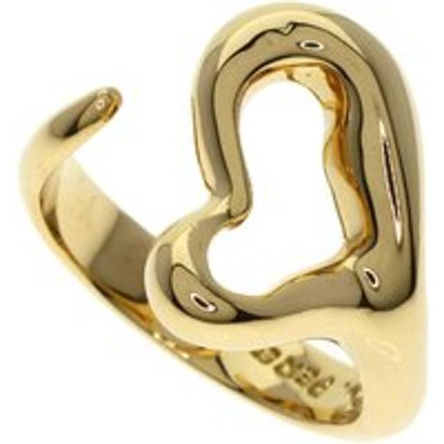 Womens Preloved Open Heart Ring 18k Gold Wo - Metallics - One Size