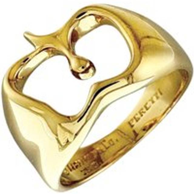 Womens Preloved Paloma Picasso Olive Leaf Ring Wo - Gold - Metallics - One Size