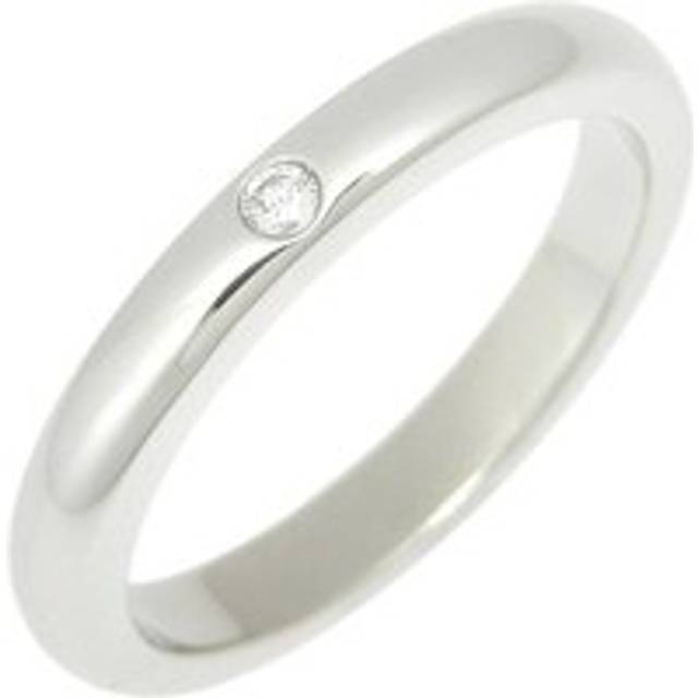 Preloved Tiffany Soleste Platinum Diamond Ring Unisex - Silver - Grey - One Size