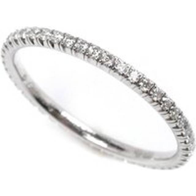 Womens Preloved Love Wedding Band Diamond Ring Wo - Silver - Grey - One Size