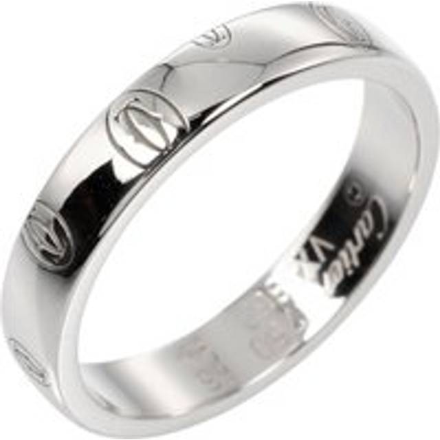 Preloved Love Wedding Band Ring Platinum Classic Unisex - Silver - Grey - One Size