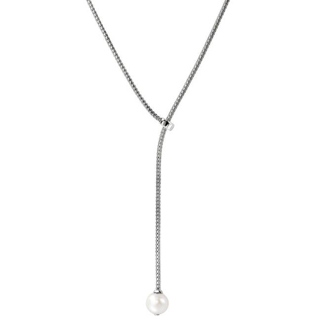 John Hardy - JH Essential pearl necklace - women - Sterling Silver/Freshwater Pearl - 58