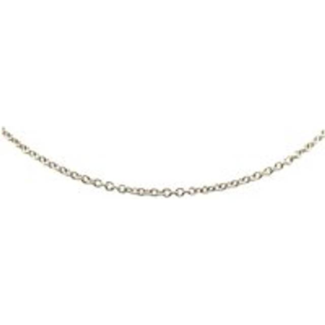 Womens Preloved 18k Gold Chain Necklace Wo - Silver - Grey - One Size