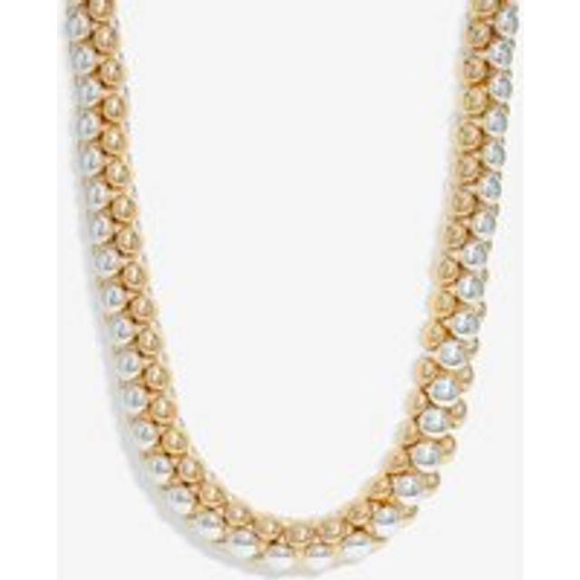 MOOD Mood Chunky 2 Tone Short Necklace