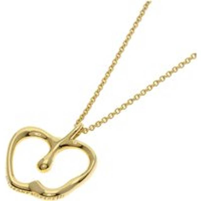 Womens Preloved Apple Pendant Necklace Gold Wo - Metallics - One Size