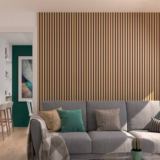 Deanta Immerse Acoustic Oak Wall Panelling