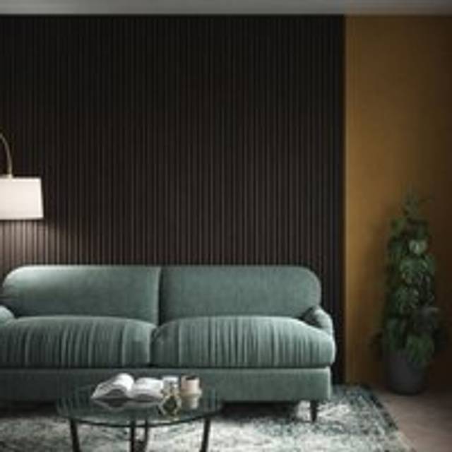 Kraus Dark Oak Acoustic Wall Panel, Brown