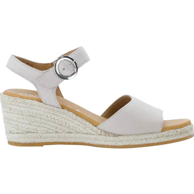 Gabor - Beige kilklackade sandaletter storlek 4 Klackskor - Jute (4)