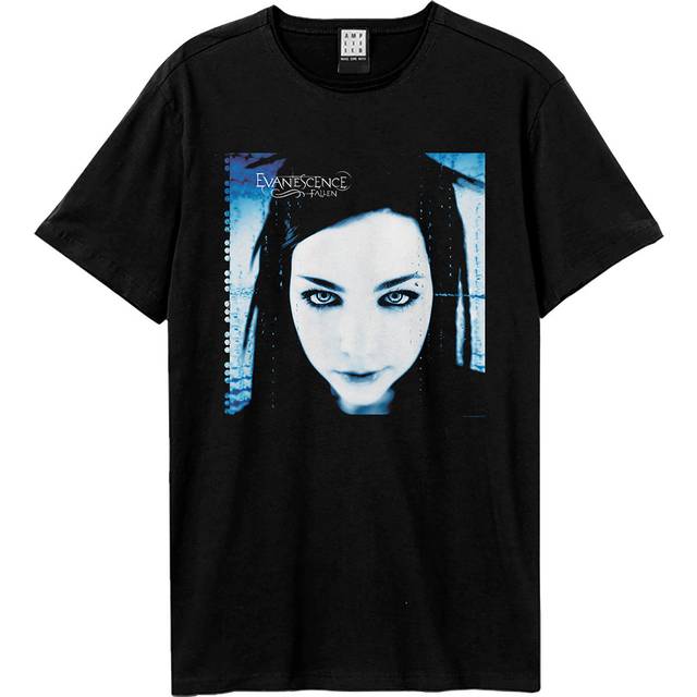 (XS, Black) Amplified Unisex Adult Fallen Evanescence T-Shirt