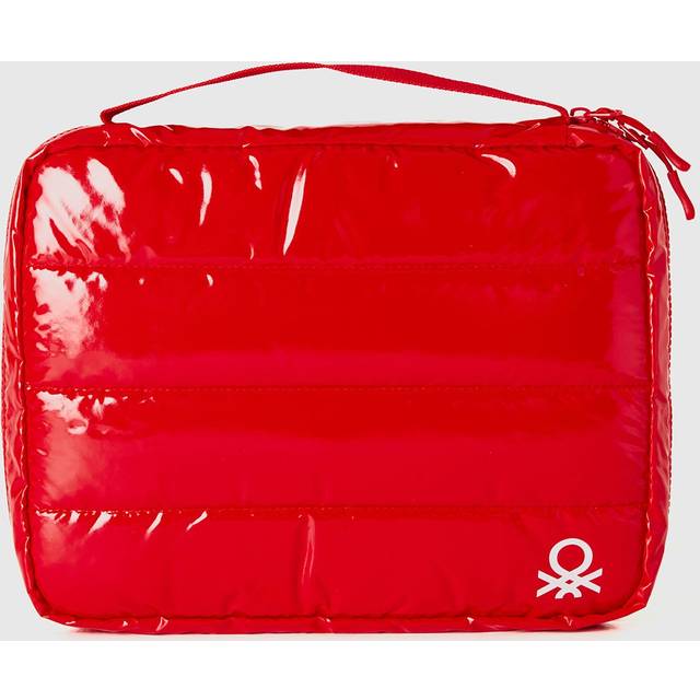 Benetton, Large Padded Accessory Clutch, size OS, Red, Women