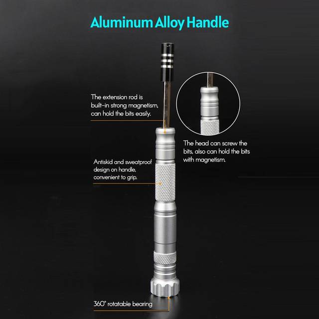 52-in-1 Precise Screwdriver Set Multi-Functional Portable Manual Screw Driver Bits Repairing Tools orange