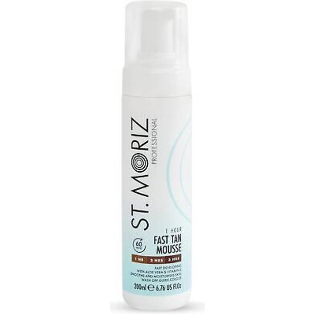 St moriz professional instant 1 hour fast tan mousse | with aloe vera & vitamin