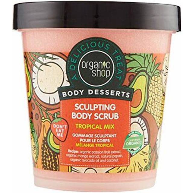 Uk organic shop body desserts tropical mix sculpting body scrub 450 ml uk