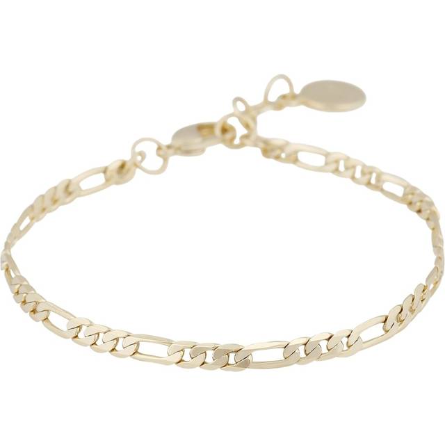 Snö of Sweden Row Small Chain Bracelet Plain Gold Onesize