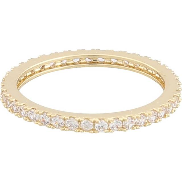 SNÖ Of Sweden Rio Thin Stone Ring Gold Clear M