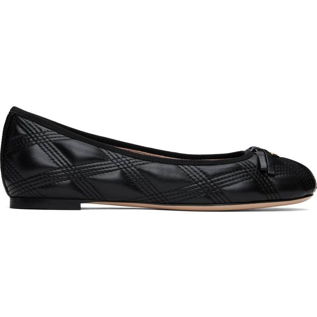 Valentino Garavani Black Quiltie 67 Ballerina Flats - 0NO NERO - IT 37