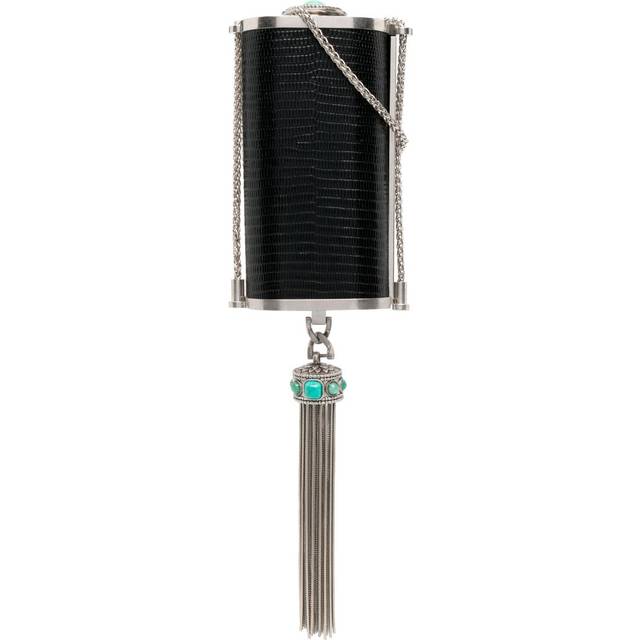 Roberto Cavalli - tassel-detail shoulder bag - women - Bos Taurus/Viscose/Ramie - One Size - Black