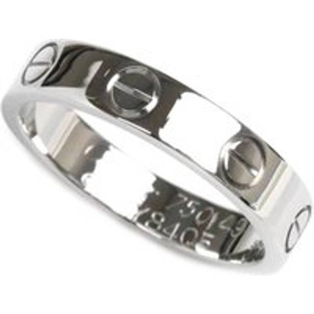 Preloved Love Wedding Band Platinum Ring Unisex - Silver - Grey - One Size