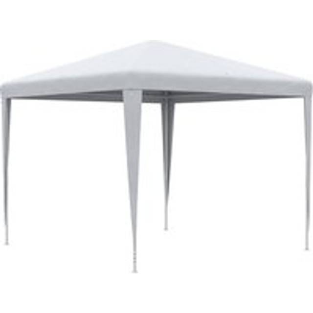 2.7M X 2.7M Garden Gazebo Marquee Party Tent Wedding Canopy Outdoor White