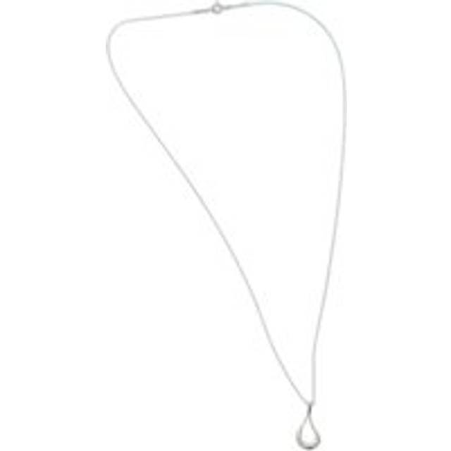 Womens Preloved Paloma Picasso Teardrop Pendant Necklace Wo - Silver - Grey - One Size