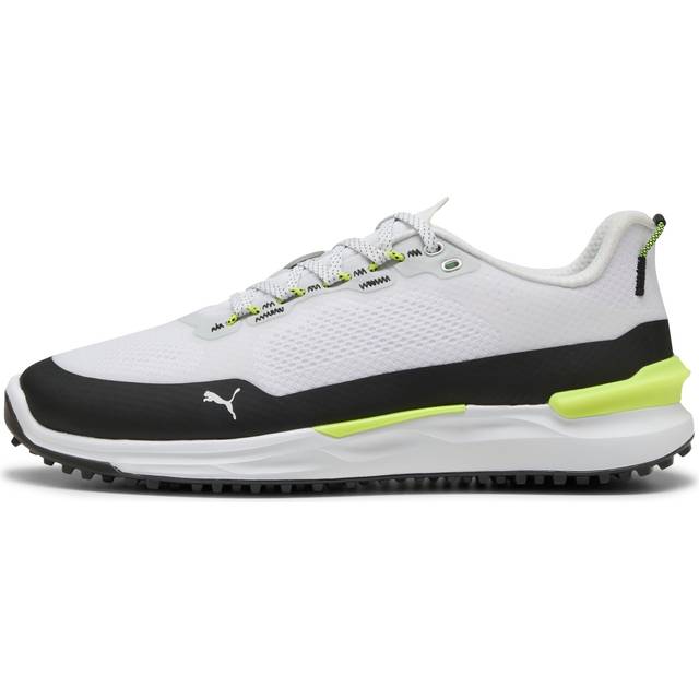 Puma IGNITE Elevate X Spikeless Waterproof Shoes - White/Black/Safety Yellow White/Black/Safety Yellow / 9.5