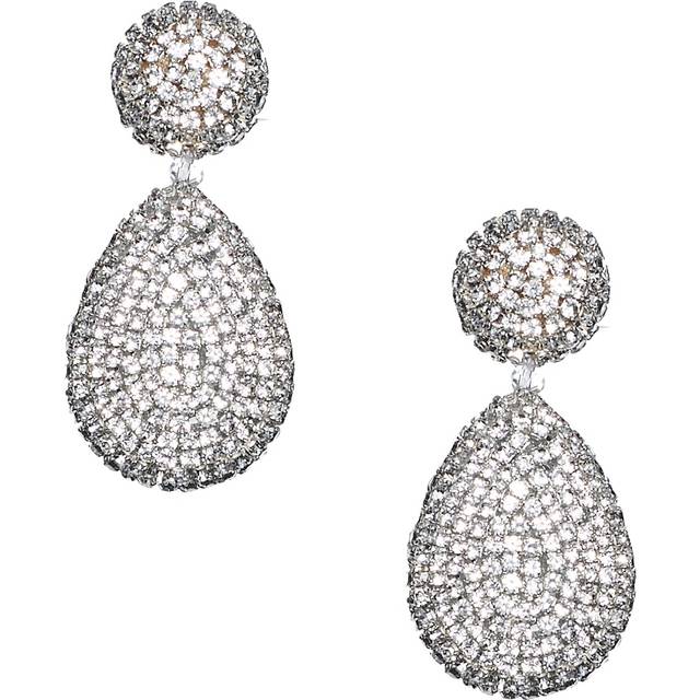 PIA EARRINGS - CLEAR CRYSTALS