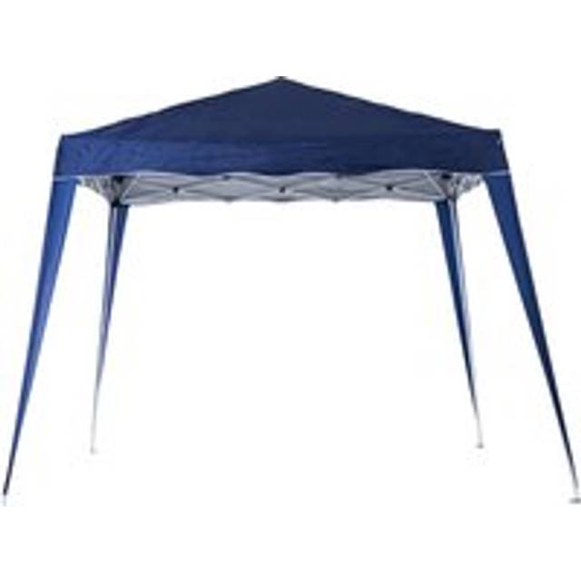 Outsunny 3 M x 3 M Base/ 2.5 M x 2.5 M Top Pop Up Gazebo with Carry Bag, Height Adjustable Party Tent for Garden, Patio Aosom UK